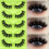 (12) Fluffy False Eyelashes DIY Cosplay Gift 6