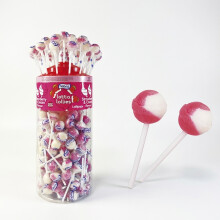 150 Vidal Strawberry & Cream Lollipops Bulk Wrapped Party Bag Sweets