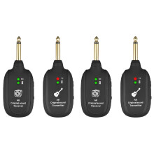 2X Gitaar Draadloos Systeem 20Hz-20KHz Akoestische Transmissie Oplaadbare Zender Ontvanger voor Elektrische Gitaar Bas