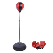 Boxball-Set, freistehend, höhenverstellbar (125–145 cm), inklusive Handschuhen und Pumpe