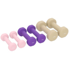 Hantelset, 6-teilig, mit Aufbewahrungsbox, 0,5 kg, 1 kg, 1,5 kg, für das Heim-Fitnessstudio
