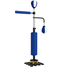 Boxständer mit 2 Speedballs, drehbarer Stange, höhenverstellbar, 107 x 36 x 140–205 cm, blau