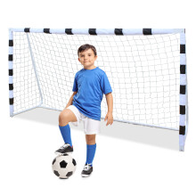 Tragbares Kinder-Fußballtor für den Garten, 305 x 201 cm, mit Netz