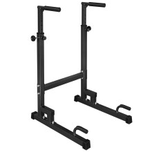 Verstellbarer Parallelbarrentrainer, robuste Ausführung mit Sicherheitsverbinder für Liegestützgriffe