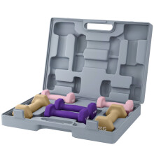 Hantelset, 6-teilig, Stahlgewichte, 1 kg, 1,5 kg, 2 kg, Heimtrainer