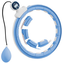 Smart Hula Hoop für Erwachsene mit Gewichtsballzähler, 16 Knoten, 76–113 cm