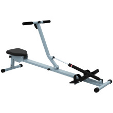 Rudermaschine mit LCD-Bildschirm, Seilzugsystem aus Stahl und PVC, 130 x 47,5 x 67 cm