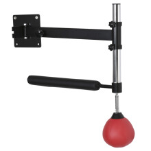 Boxhandschuh, drehbare Stange, Wandmontage, zusammenklappbar, 360 drehbar, Rot
