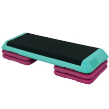 Höhenverstellbarer Aerobic-Stepper 10-15-20 cm, Heimfitnessgerät, 110 x 40 x 20 cm