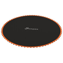Runde Trampolin-Sprungmatte aus Polypropylen, orange