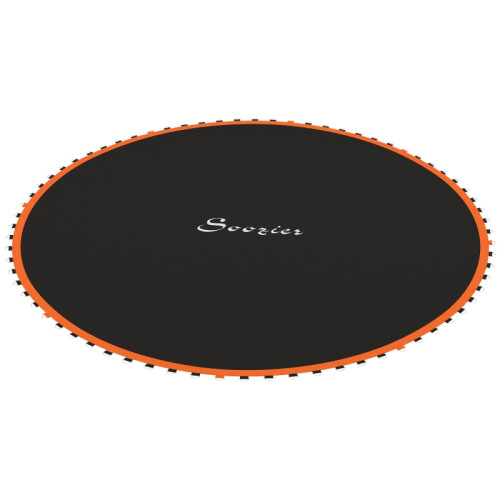 Runde Trampolin-Sprungmatte aus Polypropylen, orange