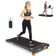 Heim-Laufband 1-6 km/h, elektrisch, 2-in-1-App-Fernbedienung, LED-Display, 4 Steigungsstufen, bis 110 kg