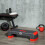 Höhenverstellbarer Stepper, Aerobic-Stepper, Rot/Schwarz 3