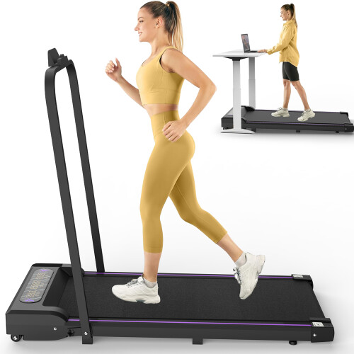 Klappbares Laufband mit Walking-Pad, 2,5 PS Motor, 8 km/h, für Zuhause oder Büro