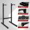 Parallelbarren-Trainingsstation, Schaumstoffgriffe, Trizeps-Extension, L-Form 2