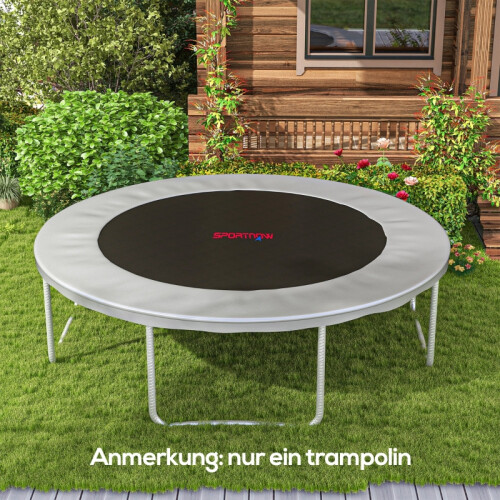 Runde Trampolin-Sprungmatte aus Polypropylen, orange 2