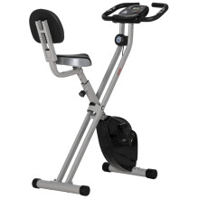 Heimtrainer mit 8 Widerstandsstufen, Magnetbremse, höhenverstellbar, Stahlrahmen, 43 x 97 x 109 cm