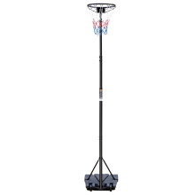 Tragbarer Basketballkorb, verstellbar von 259 bis 304 cm, für drinnen und draußen