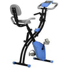 2-in-1 Heimtrainer mit LCD-Display, 8 Widerstandsstufen, Magnetbremse, 97 x 51 x 115 cm