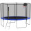 Outdoor-Trampolin 366 cm, verstärkte Querstange, stabil, langlebig, einteilig 2