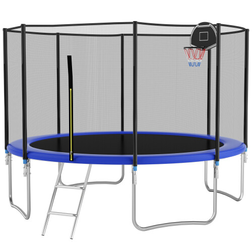 Outdoor-Trampolin 366 cm, verstärkte Querstange, stabil, langlebig, einteilig 1