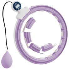 Smart Hula Hoop für Erwachsene mit Gewichtsballzähler, 16 Knoten, 76–113 cm
