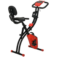 2-in-1 Klapp-Heimtrainer mit LCD-Display, Magnetbremse und 1 Paar Widerstandsbändern