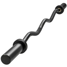 Olympische Gewichtheber-Langhantel, 5 cm Aufnahme, Stahl, 100 kg Belastbarkeit