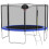 Outdoor-Trampolin 366 cm, verstärkte Querstange, stabil, langlebig, einteilig 4