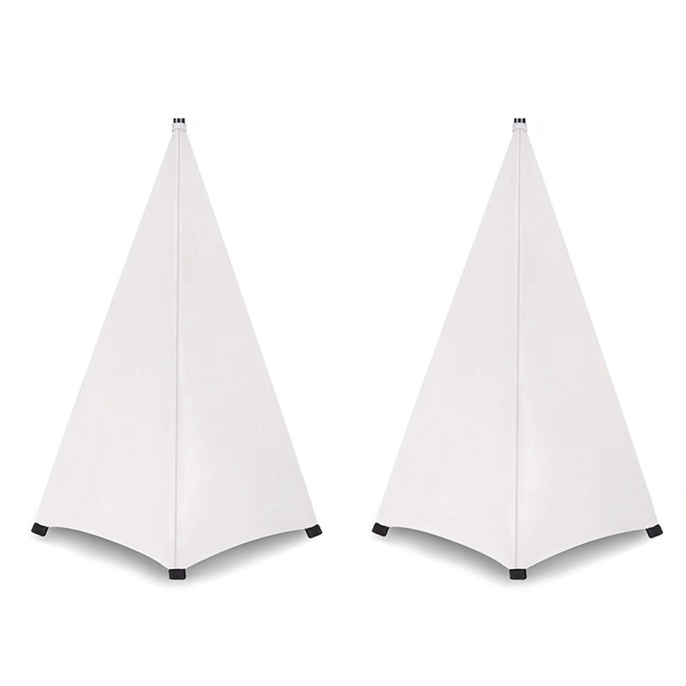 Universal Dj Speaker Stand Cover Double Sided Tripod Stand Skirt Scrim Cover Stretchable Material,2Pcs Light 4712400187163