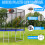 Outdoor-Trampolin 366 cm, verstärkte Querstange, stabil, langlebig, einteilig 7
