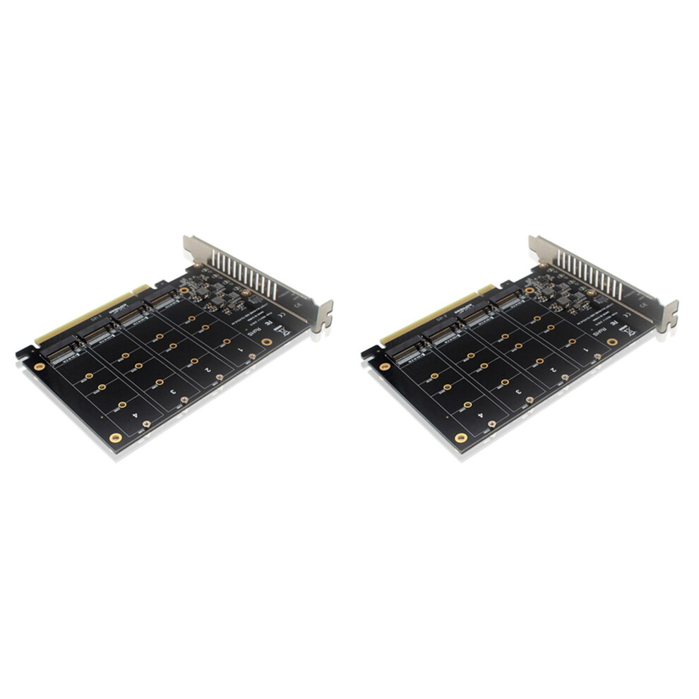 Photos - Laptop Bag 2X PH44 NVME 4-Disk Array Card PCIE Signal Split Array Card