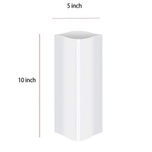 200 Pieces Sublimation Shrink Wrap Sleeves 5X10 Inch White Bag for 567G Tight Tumblers, Heat Transfer Shrink Film