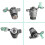 3X Car Ignition  Lock Ignition   Set Lock with Key for   CRV 2002-2006 72185-S9A-013 5