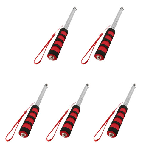 5X Extendable 2M Portable Telescopic Handheld Flag Pole Tool for Flags Windsock