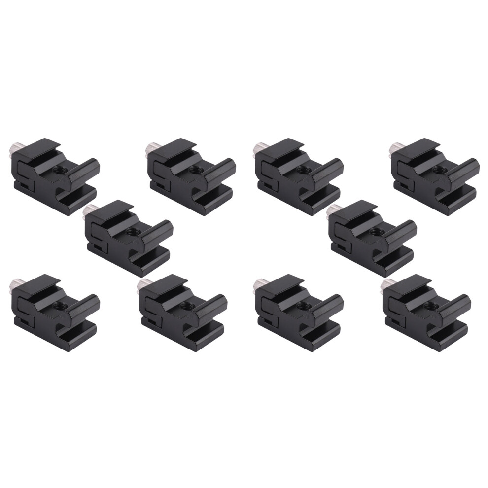 10Pcs Camera Metal Cold Shoe Hot Shoe Flash Bracket Mount Adapter With 1/4 Tripod Screw For Stand Tripod Light 4712048894492
