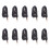 10X DIY Replacement Leather Bag Shoulder Strap Handle  Body Adjustable 140 x 2cm, Black 2