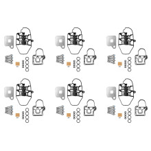6X Car Spare Parts Gearbox Solenoid Valve Repair Kit for Trucks VOE 22327063-1