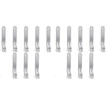 16 Stück Brecheisen Rostfreier Stahl Flach Eisen Multifunktions Kleine Hebel Brecheisen EDC Brecheisen ÜBerlebens ÖFfner Werkzeug Set