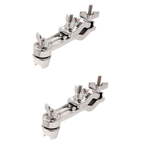 2X Drum Clamp Holder Clamp Drums Set Drum Mount Bracket Clamp Percussion Stand Drum Accessories 1