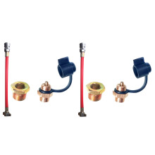 2X Truck Air Tank Air Intake Joint Connection Pipe Truck Air Pipe Truck Trailer Air Tank Dust Blowing Kit