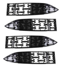 4x Car Front Lower Bumper Grill Grille Moulding Cover for CX5 CX-5 2022+ Front Bottom Middle Net Decoration B