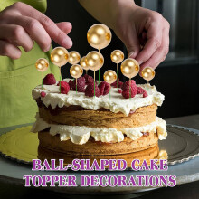 120 Stücke Kuchendeckel Gold Cupcake Topper Kuchendekorationen für Geburtstag Hochzeit Kuchen Dekoration Zubehör