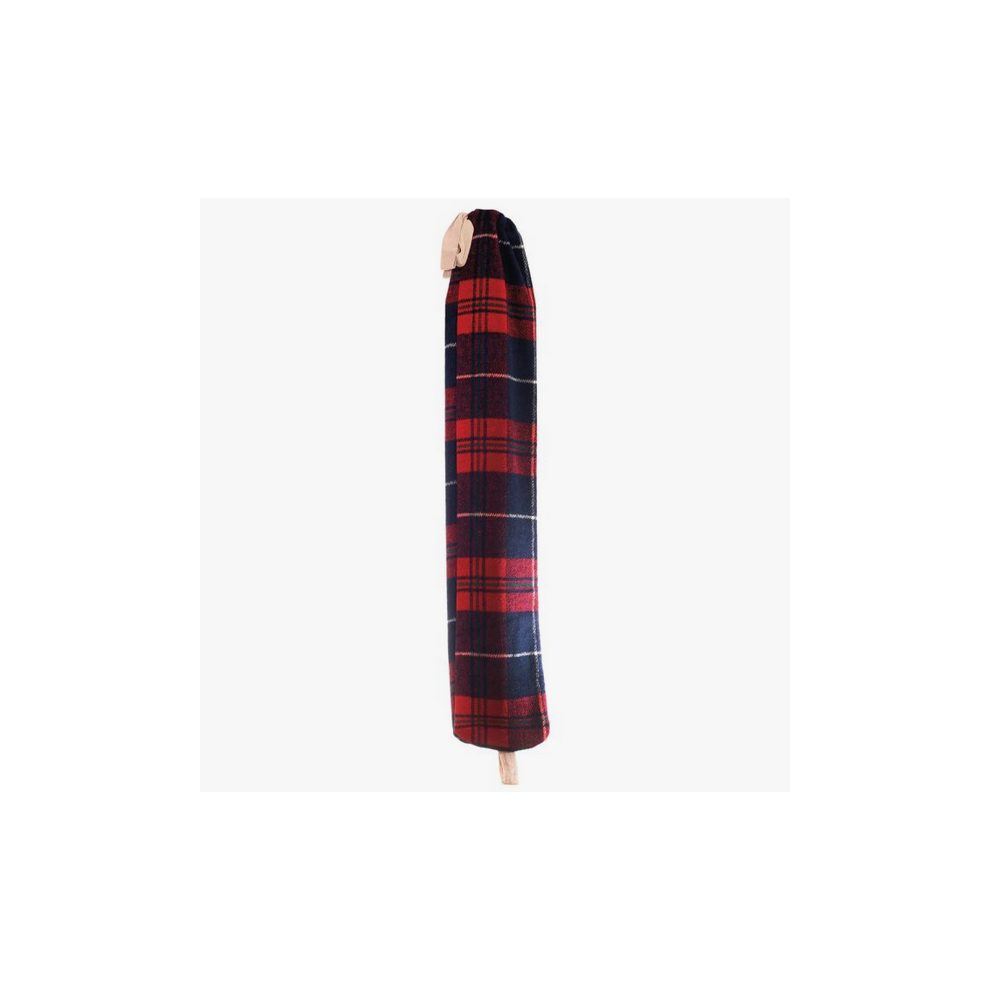Upper Canada Red Aroma Home 2L Tartan Long Hot Water Bottle