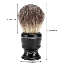 Portable Resin Shave Brush Dense