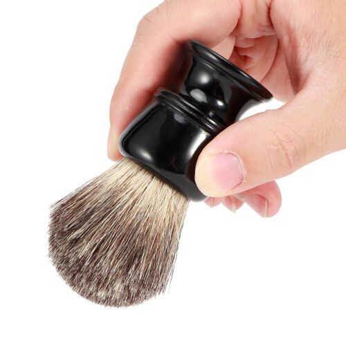 Luxurious Resin Shaving Brush Black 2