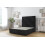 (4' Small Double, Black) Sloomy Texas Naples Divan Bed Base 2 Drawers Same Side With 26" Strutted Headboard 1