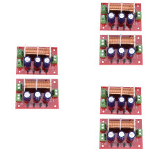 6Pcs 400W Speaker Crossover 2 Way Audio Adjustment Tweeter Bass Speakers Filter Frequency Divider for 2-16Ohm