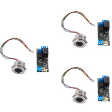 3X K202 DC12V Low Power Fingerprint Control Board + R503 Fingerprint Module Round Fingerprint Recognition Module