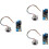 3X K202 DC12V Low Power Fingerprint Control Board + R503 Fingerprint Module Round Fingerprint Recognition Module 1